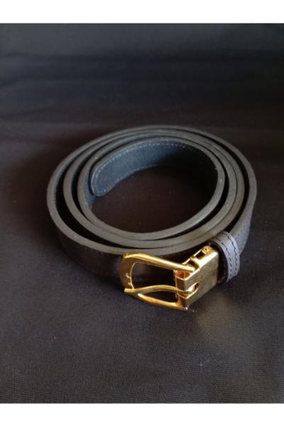 Black Ladies Leather Belt